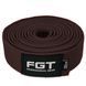 Пояс для кімоно FGT коричневий FGT-280BRSF фото