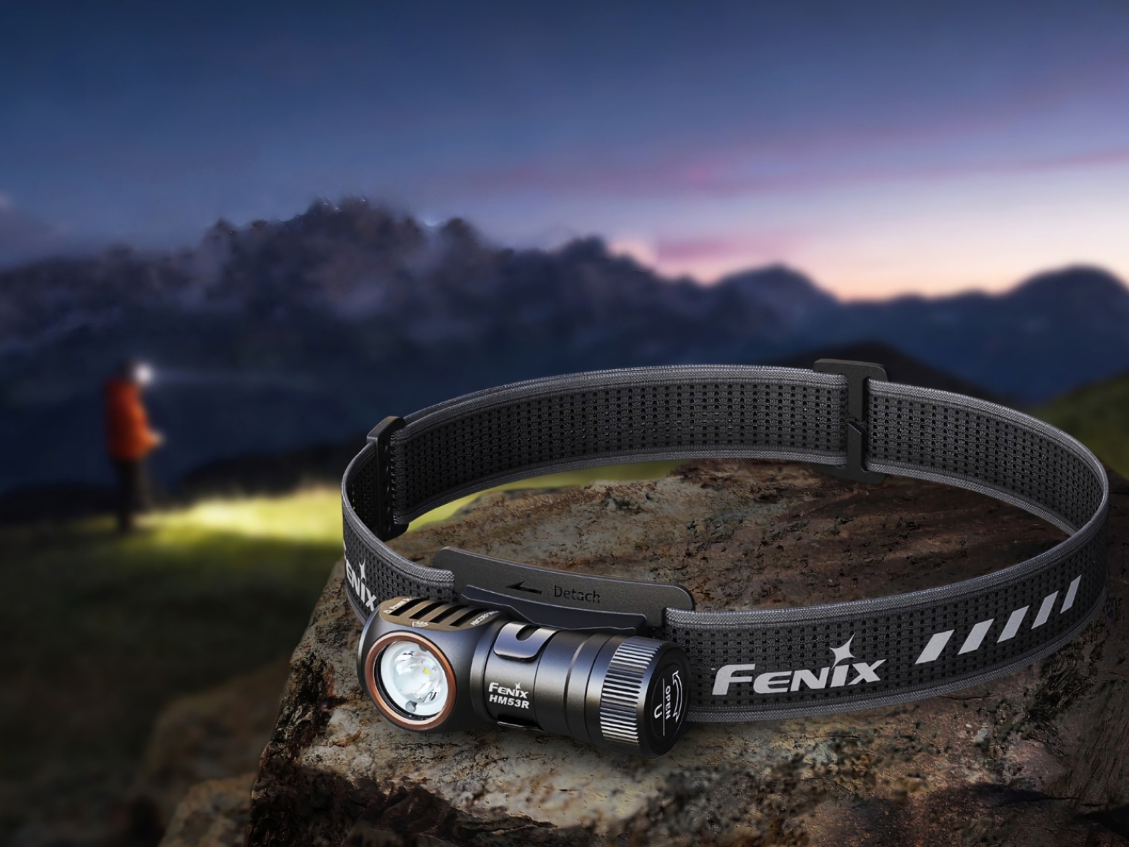 Налобний ліхтар Fenix ​​HM53R для походів та туризму
