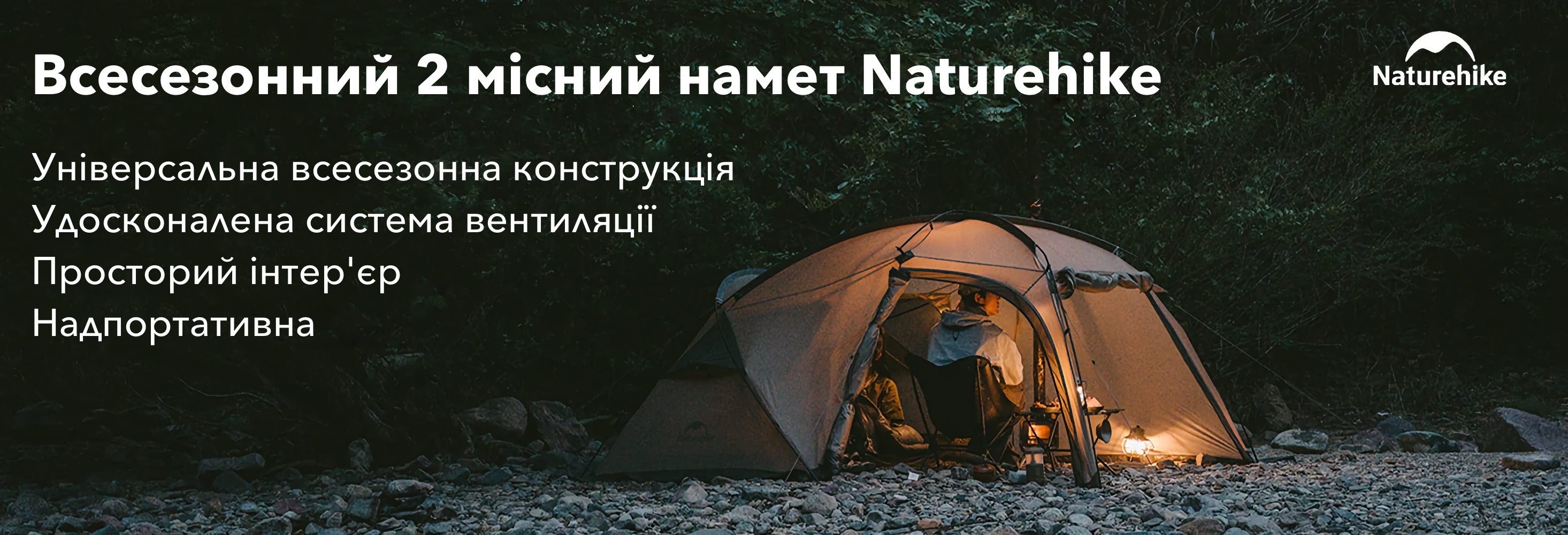 Палатка двомісна Naturehike Shandi